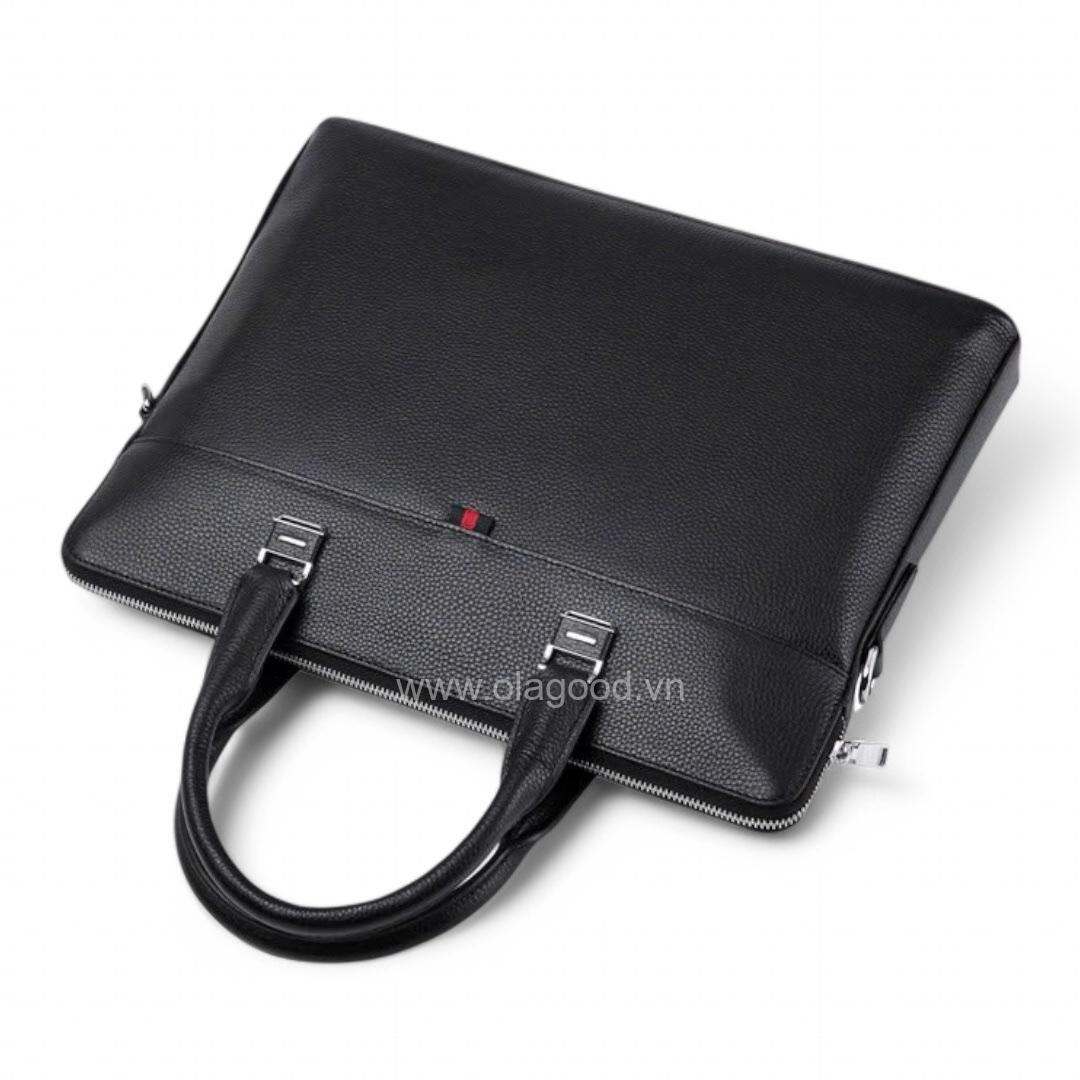 Túi xách laptop nam công sở da bò - LT0120B - Hình ảnh 7