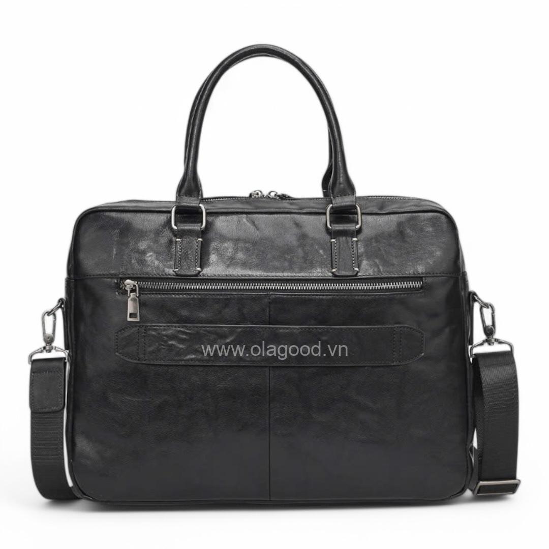Túi xách laptop nam văn phòng da bò cao cấp - LT0122B - Hình ảnh 3