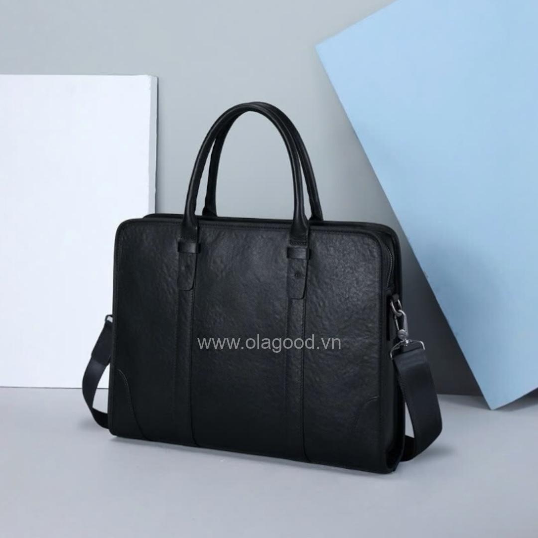 Túi xách nam công sở da bò cao cấp - LT0125B - Hình ảnh 15