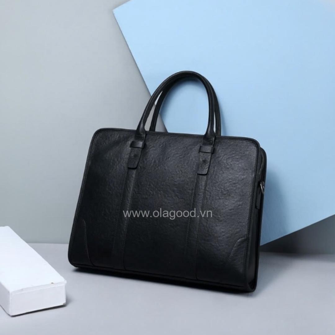Túi xách nam công sở da bò cao cấp - LT0125B - Hình ảnh 16
