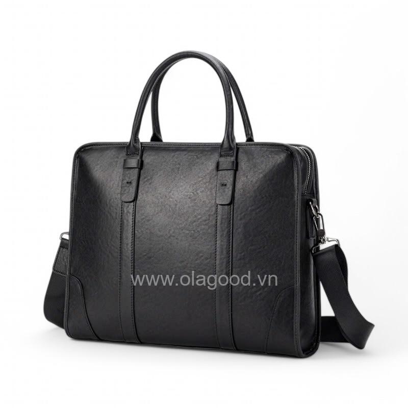Túi xách nam công sở da bò cao cấp - LT0125B - Hình ảnh 3