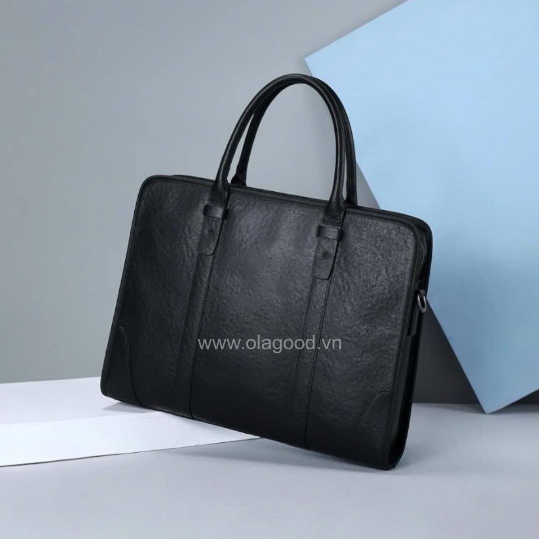 Túi xách nam công sở da bò cao cấp - LT0125B - Hình ảnh 17