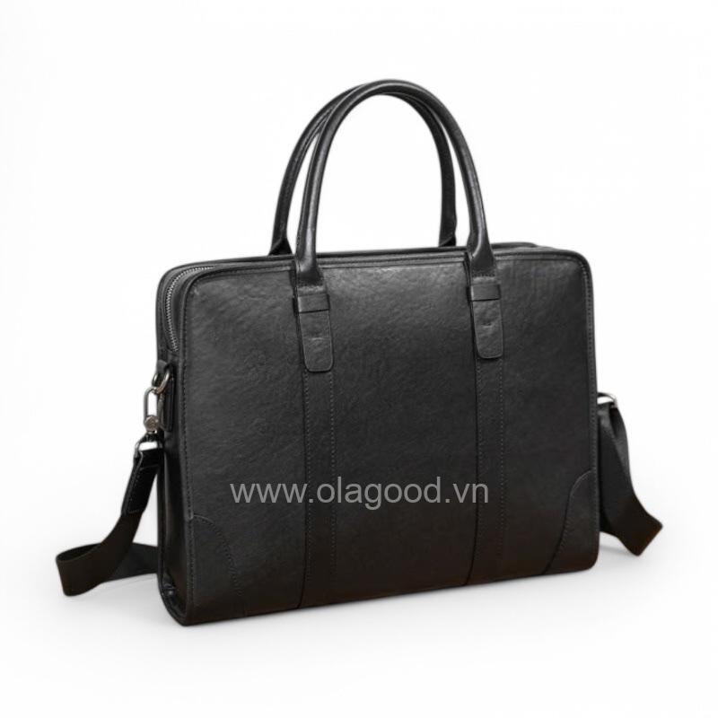 Túi xách nam công sở da bò cao cấp - LT0125B - Hình ảnh 4