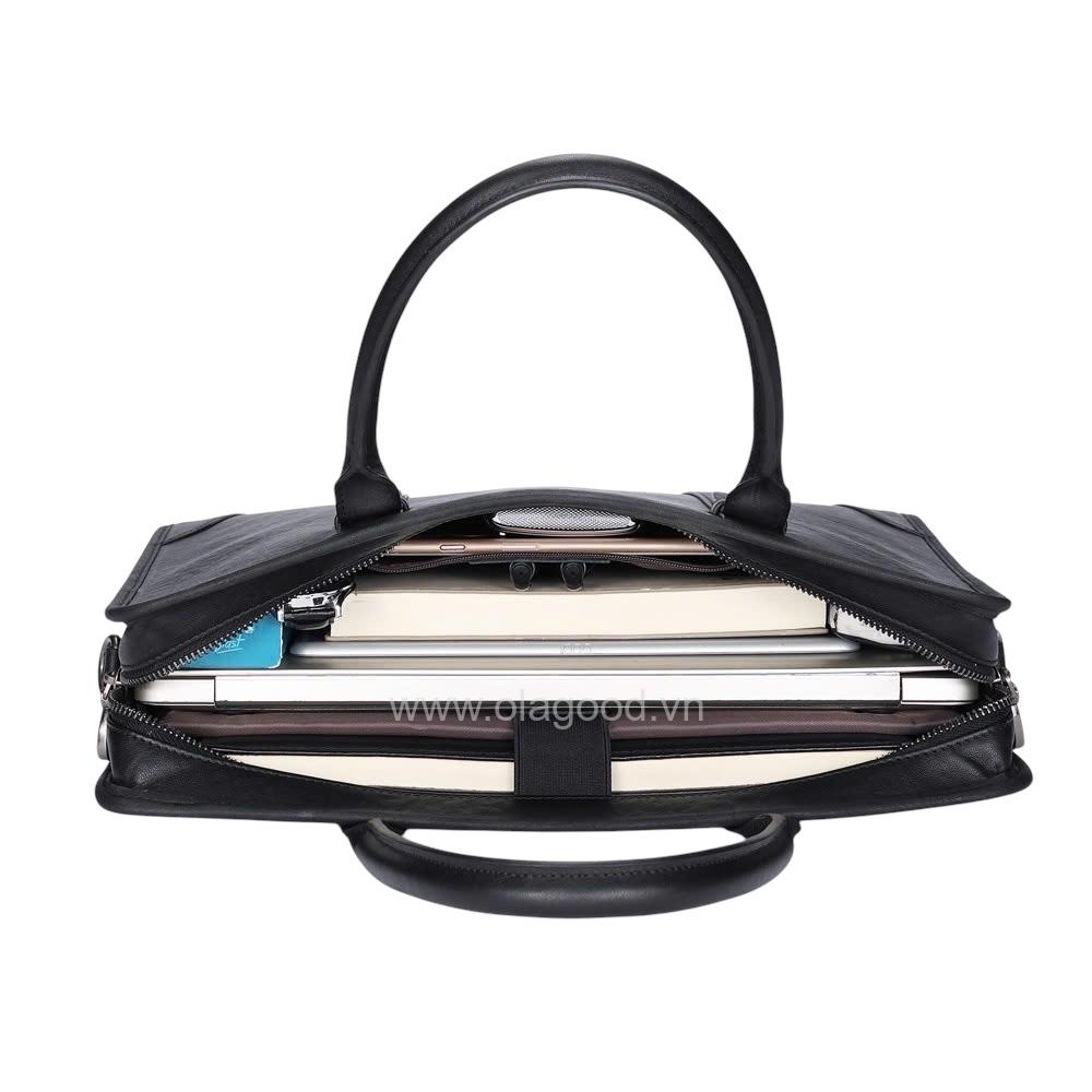 Túi xách nam công sở da bò cao cấp - LT0125B - Hình ảnh 7