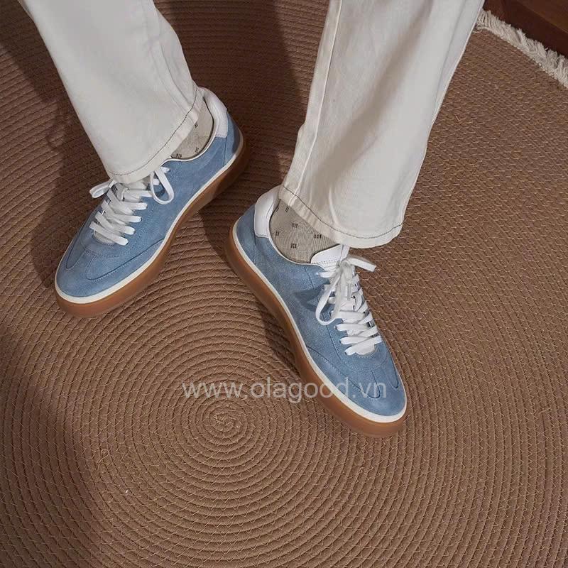 Giày thể thao nam da lộn cao cấp - ZSK017B - Hình ảnh 10