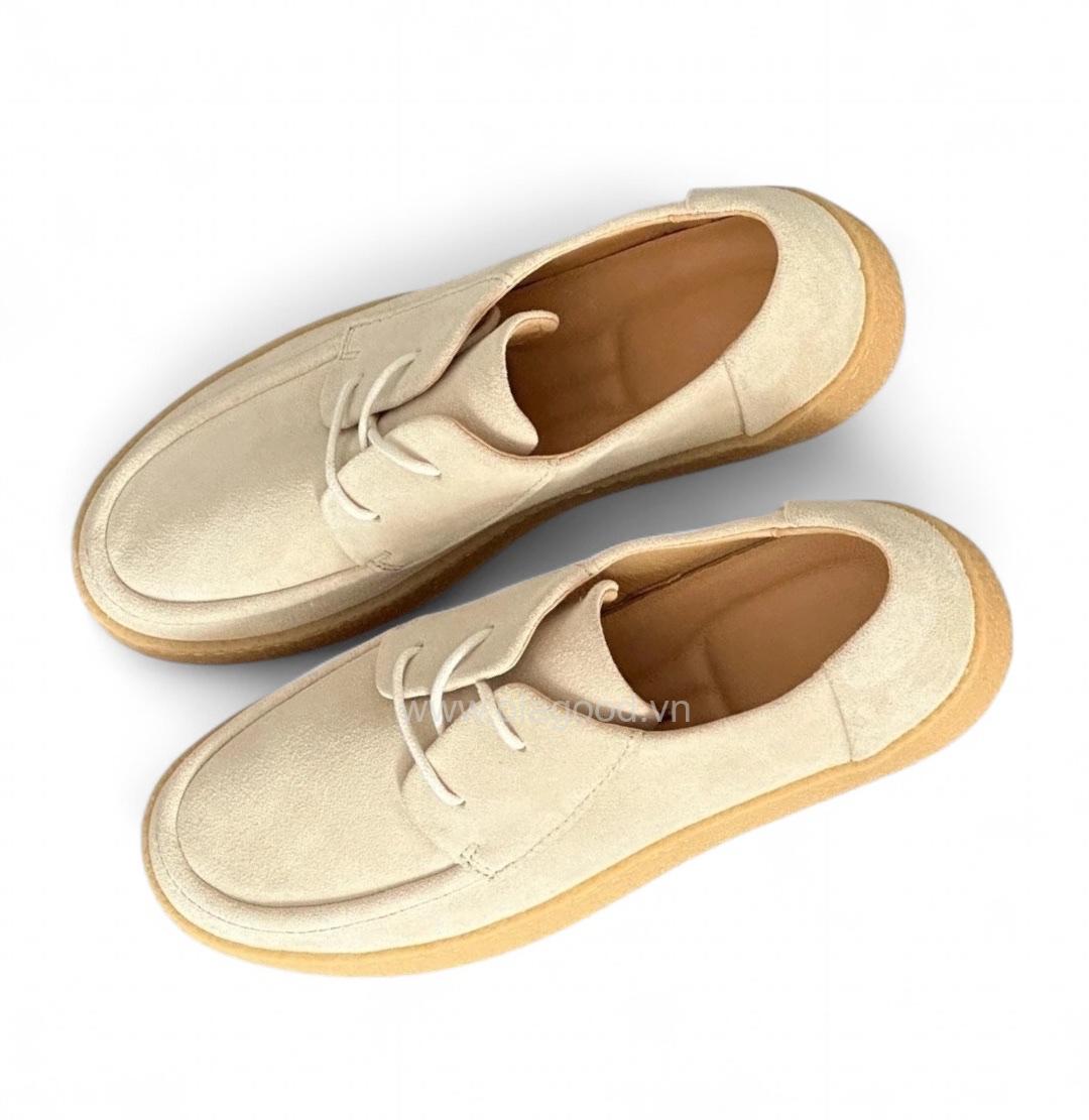 Giày derby 2 mắt da lộn cao cấp - ZDH014B