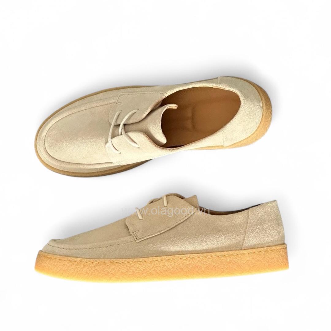 Giày derby 2 mắt da lộn cao cấp - ZDH014B - Hình ảnh 9