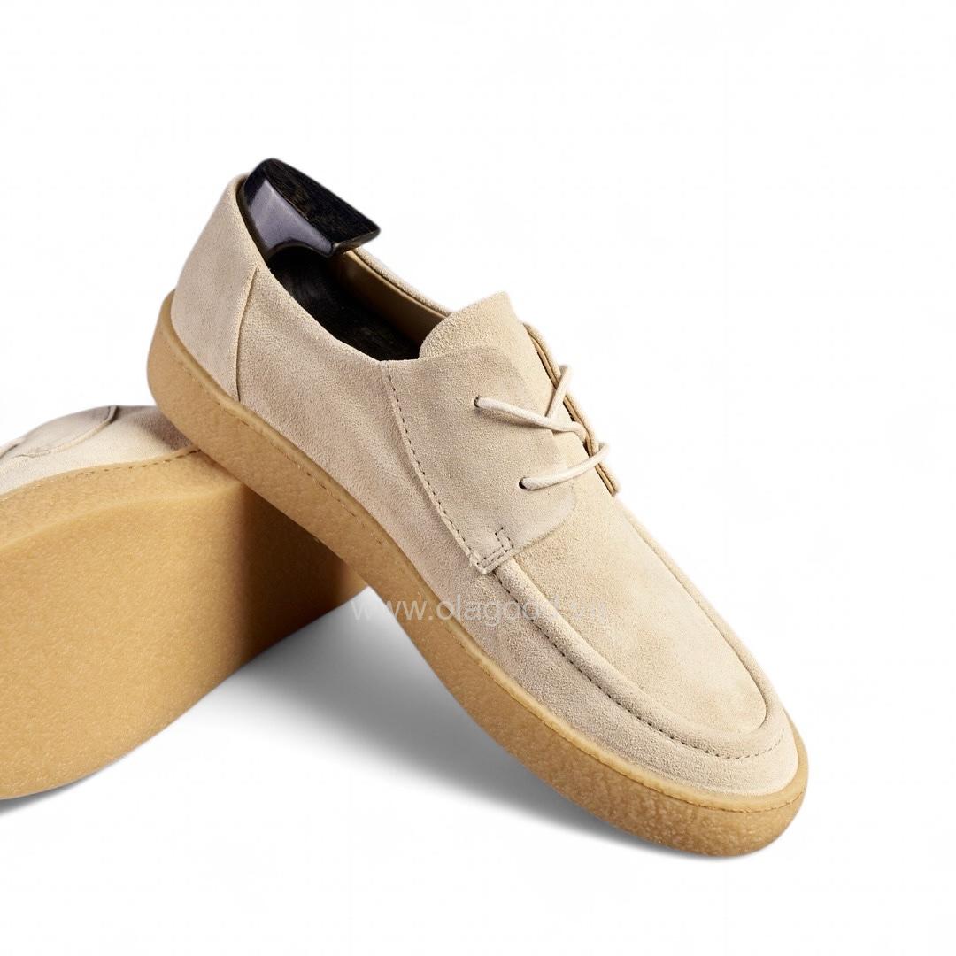 Giày derby 2 mắt da lộn cao cấp - ZDH014B - Hình ảnh 10