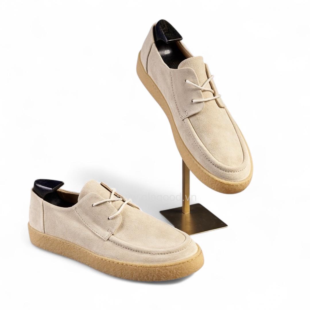 Giày derby 2 mắt da lộn cao cấp - ZDH014B - Hình ảnh 7