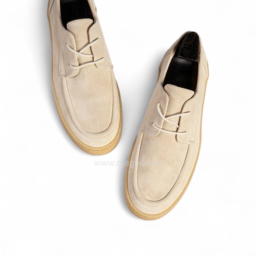 Giày derby 2 mắt da lộn cao cấp - ZDH014B - Hình ảnh 8