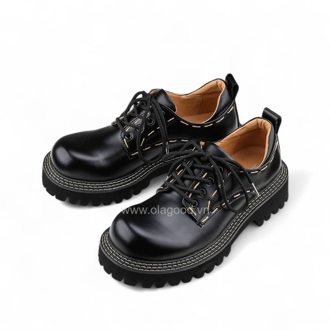 Giày derby chunky da bê cao cấp - ZDC015B
