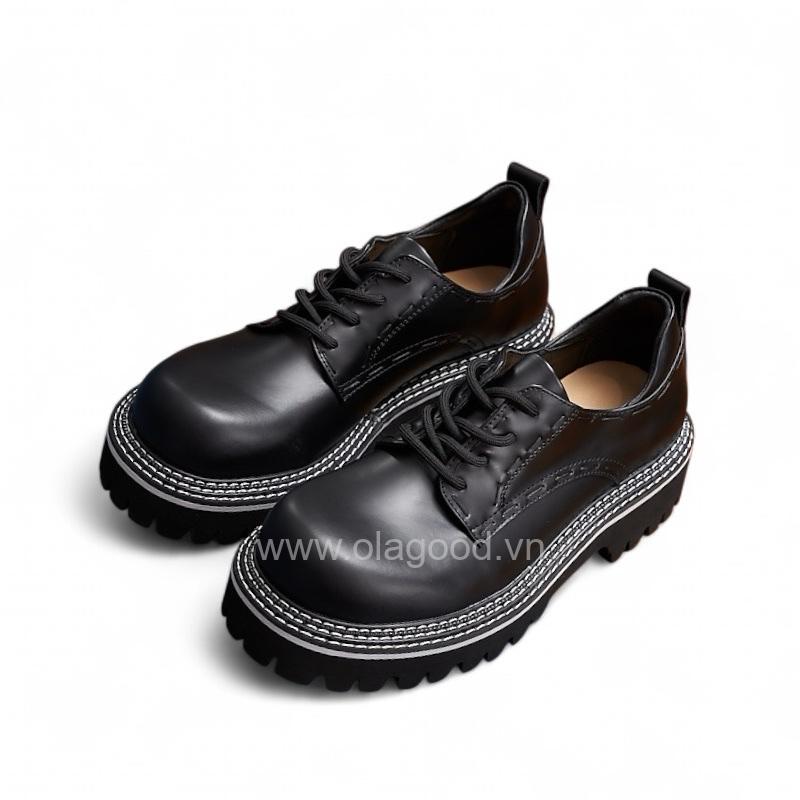 Giày derby chunky da bê cao cấp - ZDC015B - Hình ảnh 3