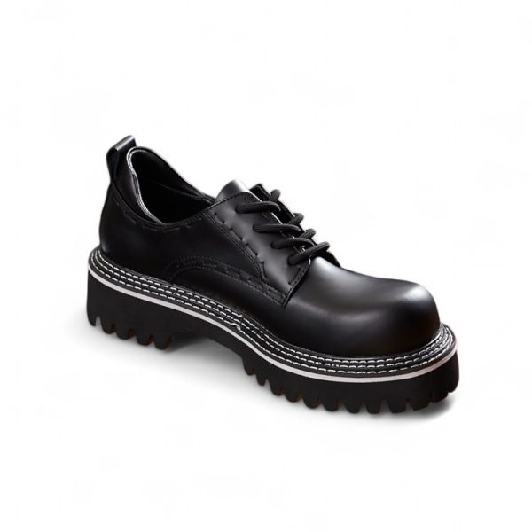 Giày derby chunky da bê cao cấp - ZDC015B - Hình ảnh 5