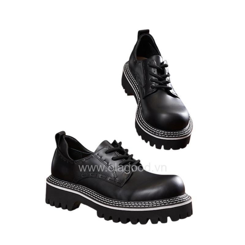 Giày derby chunky da bê cao cấp - ZDC015B - Hình ảnh 12