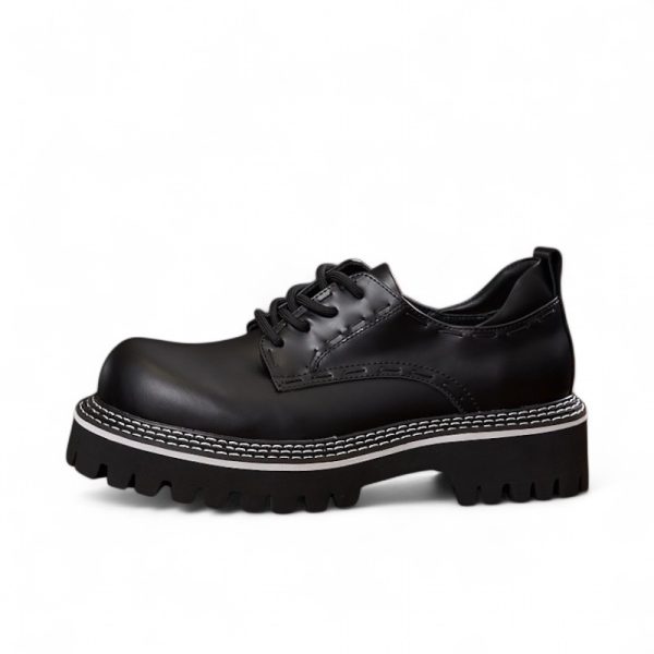 Giày derby chunky da bê cao cấp - ZDC015B - Hình ảnh 13