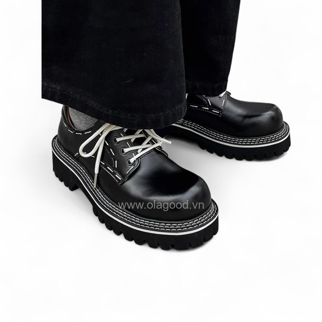 Giày derby chunky da bê cao cấp - ZDC015B - Hình ảnh 21