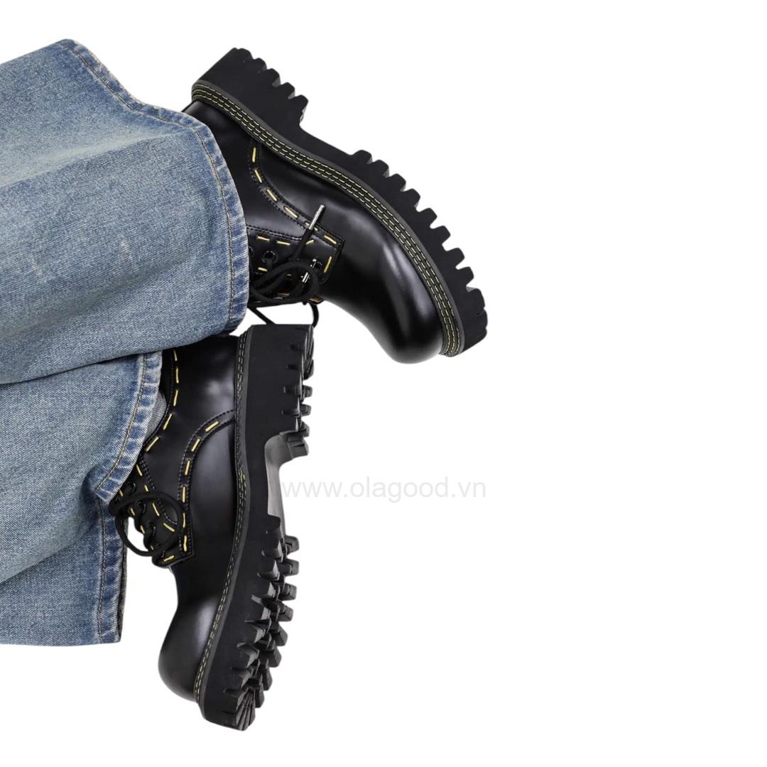 Giày derby chunky da bê cao cấp - ZDC015B - Hình ảnh 20