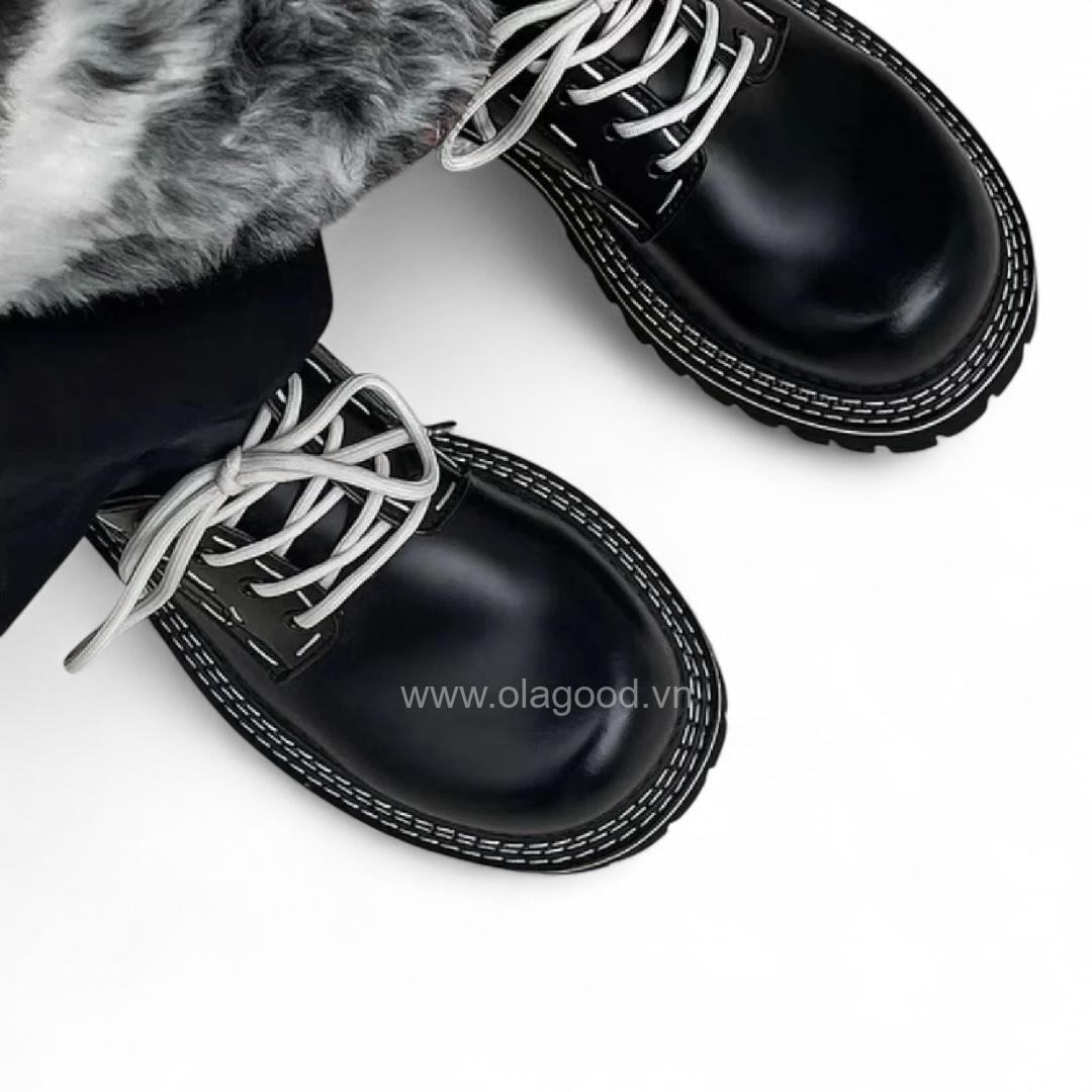 Giày derby chunky da bê cao cấp - ZDC015B - Hình ảnh 19