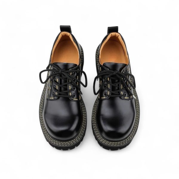 Giày derby chunky da bê cao cấp - ZDC015B - Hình ảnh 4