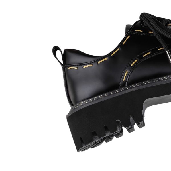 Giày derby chunky da bê cao cấp - ZDC015B - Hình ảnh 8