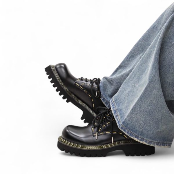 Giày derby chunky da bê cao cấp - ZDC015B - Hình ảnh 17