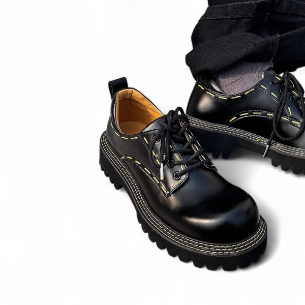 Giày derby chunky da bê cao cấp - ZDC015B - Hình ảnh 10