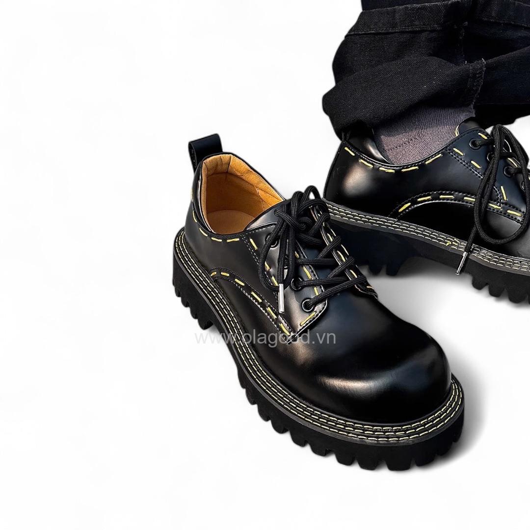 Giày derby chunky da bê cao cấp - ZDC015B - Hình ảnh 10