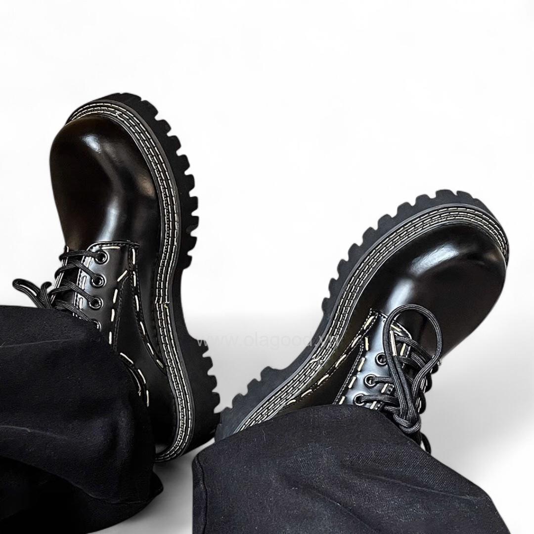 Giày derby chunky da bê cao cấp - ZDC015B - Hình ảnh 18