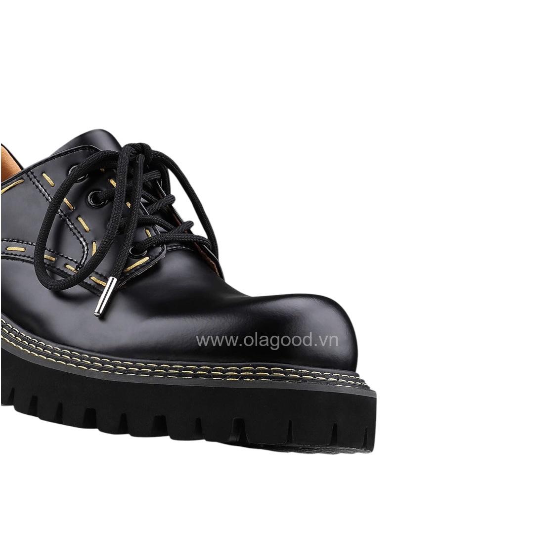 Giày derby chunky da bê cao cấp - ZDC015B - Hình ảnh 7