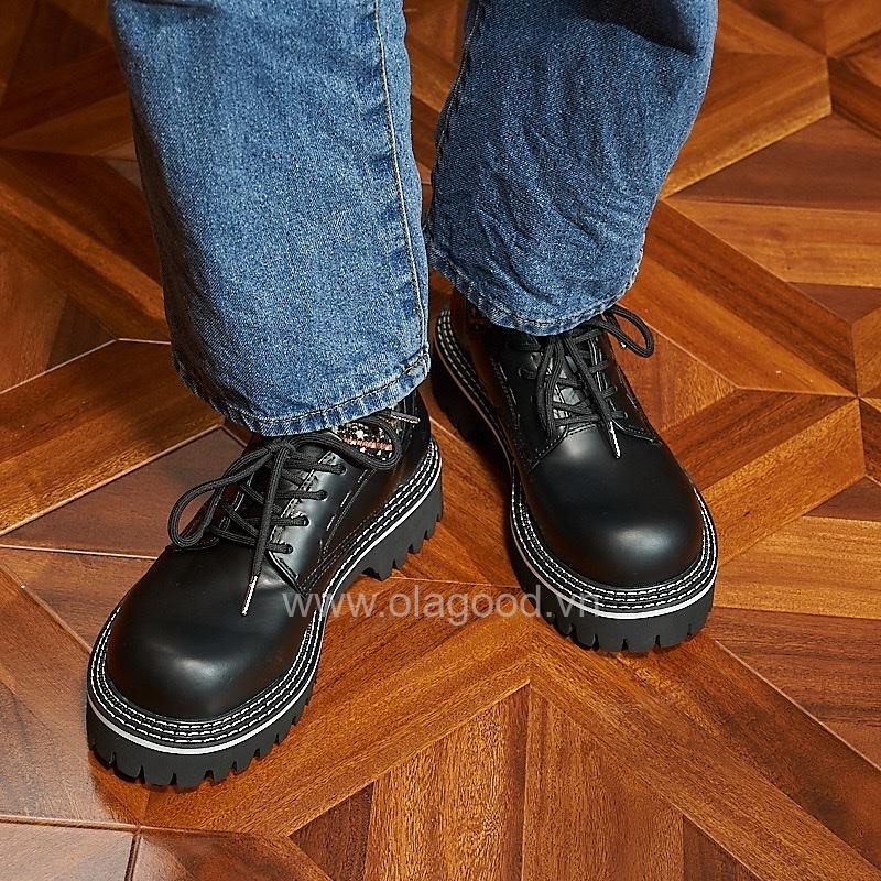 Giày derby chunky da bê cao cấp - ZDC015B - Hình ảnh 23