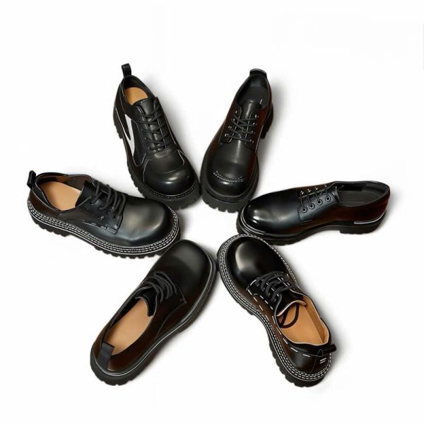 Giày derby chunky da bê cao cấp - ZDC015B - Hình ảnh 26