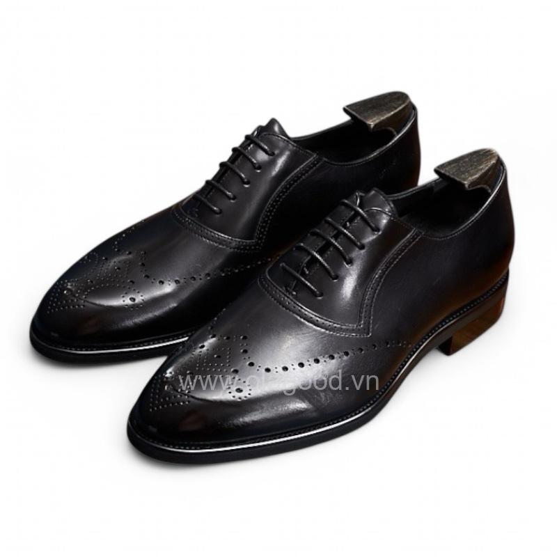 Giày oxford adelaide họa tiết medallion da bê nhập khẩu - ZOA016B