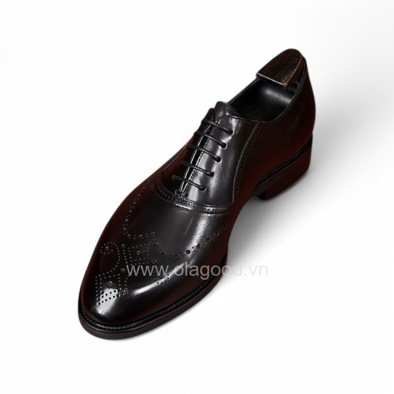 Giày oxford adelaide họa tiết medallion da bê nhập khẩu - ZOA016B - Hình ảnh 8