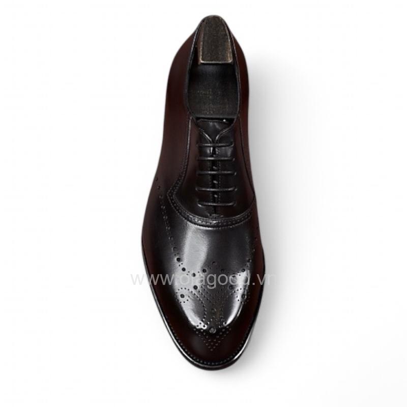 Giày oxford adelaide họa tiết medallion da bê nhập khẩu - ZOA016B - Hình ảnh 9