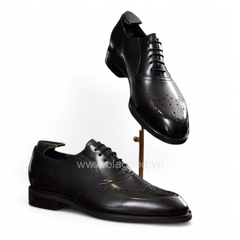 Giày oxford adelaide họa tiết medallion da bê nhập khẩu - ZOA016B - Hình ảnh 11