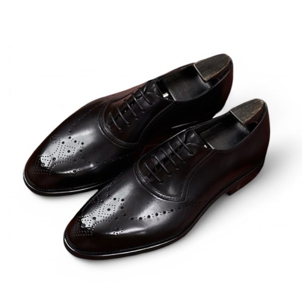Giày oxford adelaide họa tiết medallion da bê nhập khẩu - ZOA016B - Hình ảnh 5