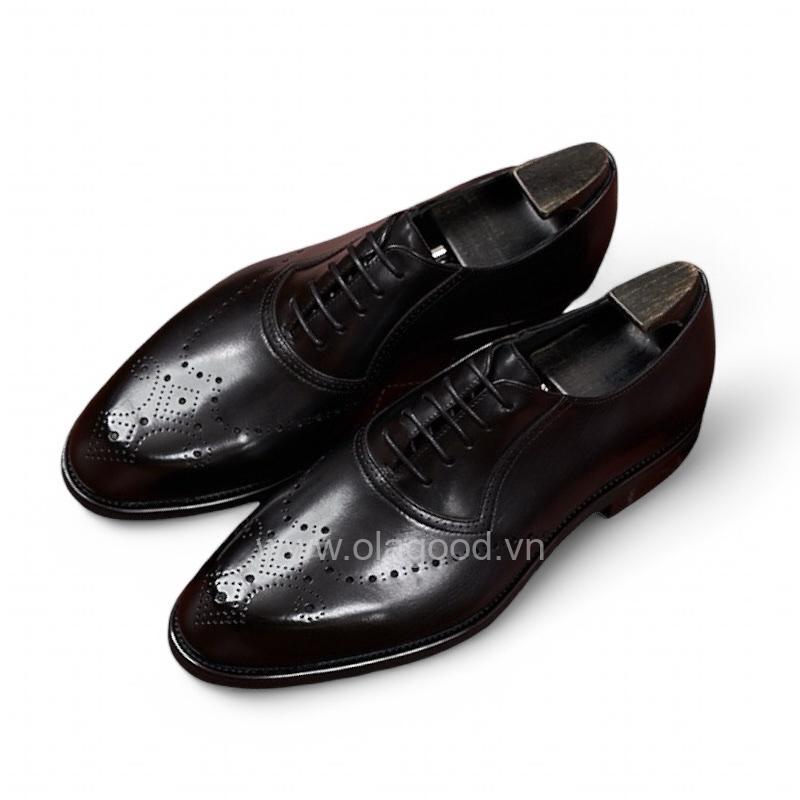 Giày oxford adelaide họa tiết medallion da bê nhập khẩu - ZOA016B - Hình ảnh 5