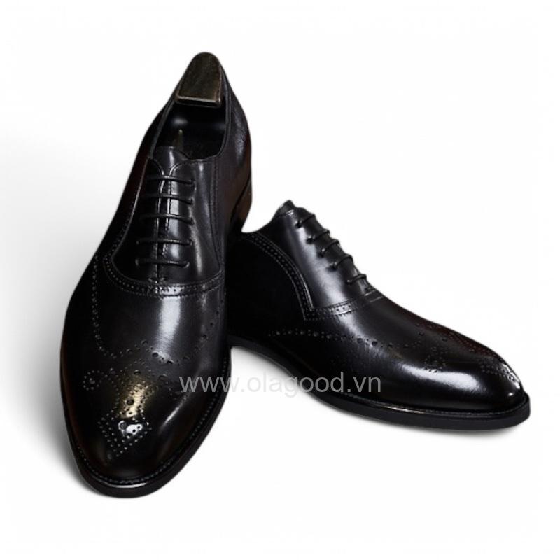 Giày oxford adelaide họa tiết medallion da bê nhập khẩu - ZOA016B - Hình ảnh 6