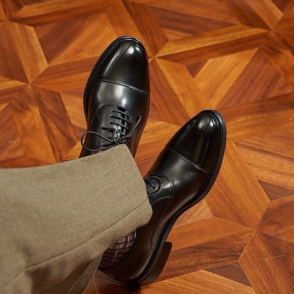 Giày oxford captoe da bê cao cấp - ZOC015B - Hình ảnh 20