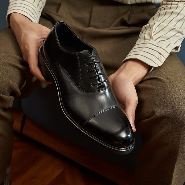 Giày oxford captoe da bê cao cấp - ZOC015B - Hình ảnh 21