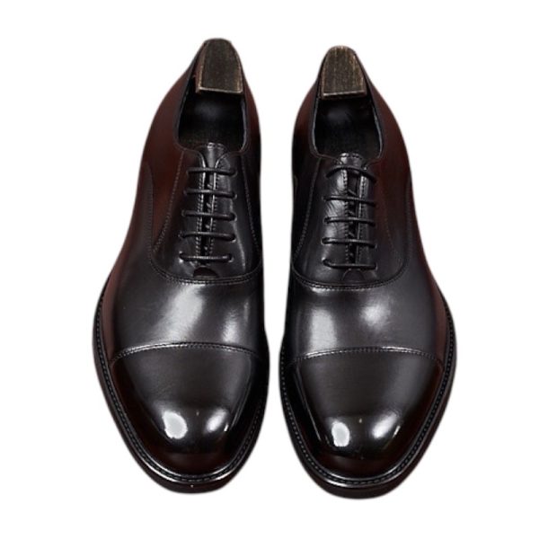 Giày oxford captoe da bê cao cấp - ZOC015B - Hình ảnh 13