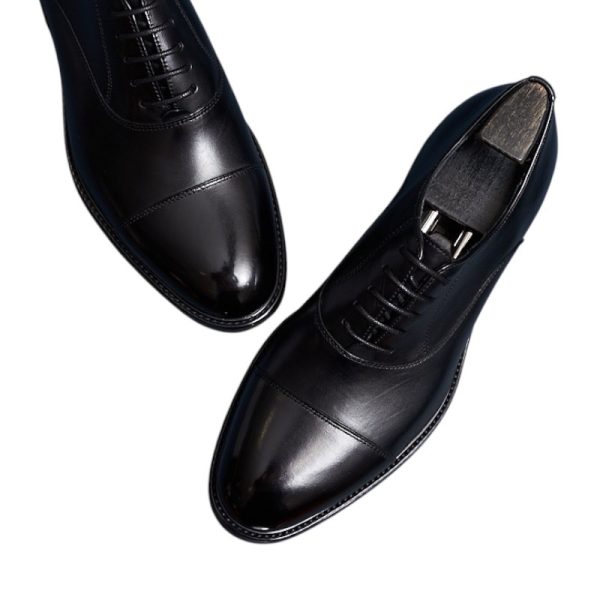 Giày oxford captoe da bê cao cấp - ZOC015B - Hình ảnh 14