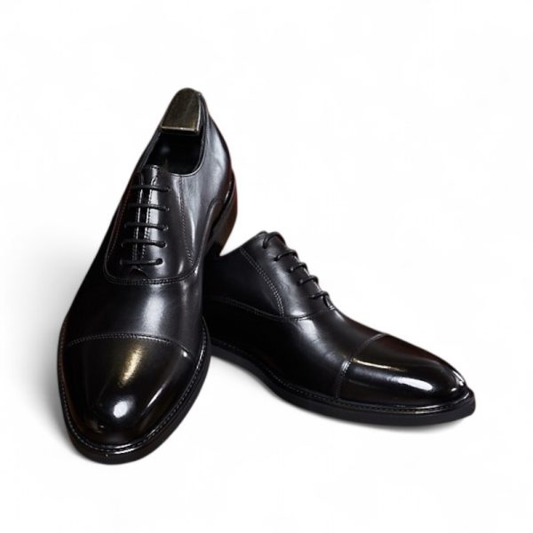 Giày oxford captoe da bê cao cấp - ZOC015B - Hình ảnh 9