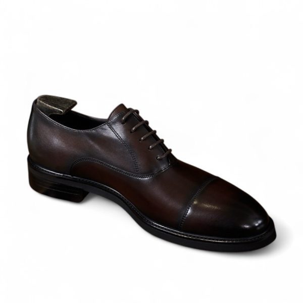 Giày oxford captoe da bê cao cấp - ZOC015B - Hình ảnh 6