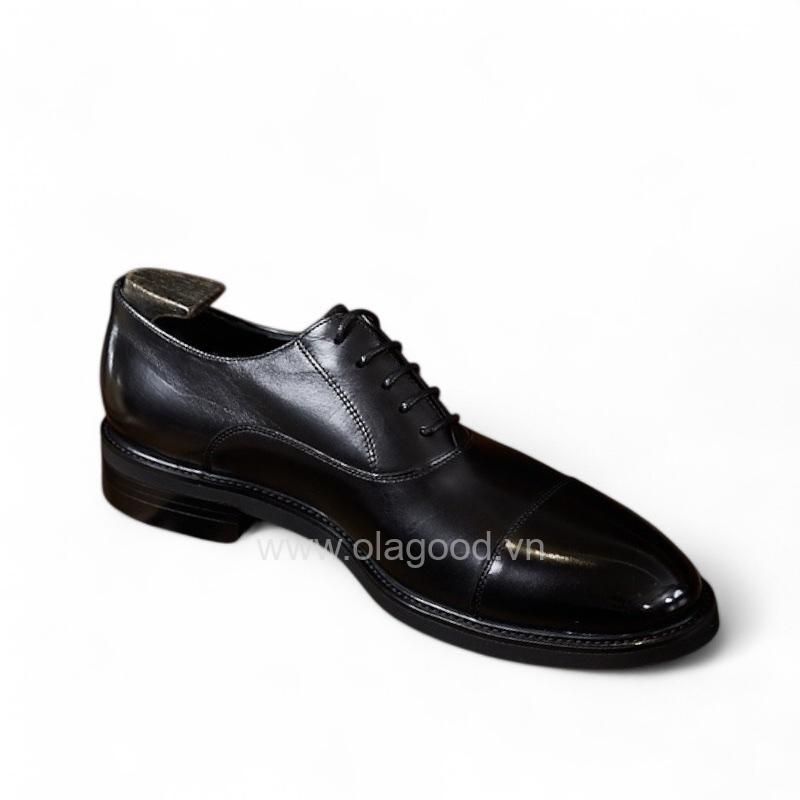 Giày oxford captoe da bê cao cấp - ZOC015B - Hình ảnh 11
