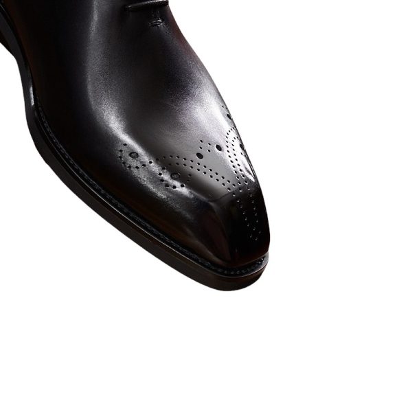 Giày oxford wholecut họa tiết medallion da  bê cao cấp - ZOW014B - Hình ảnh 8