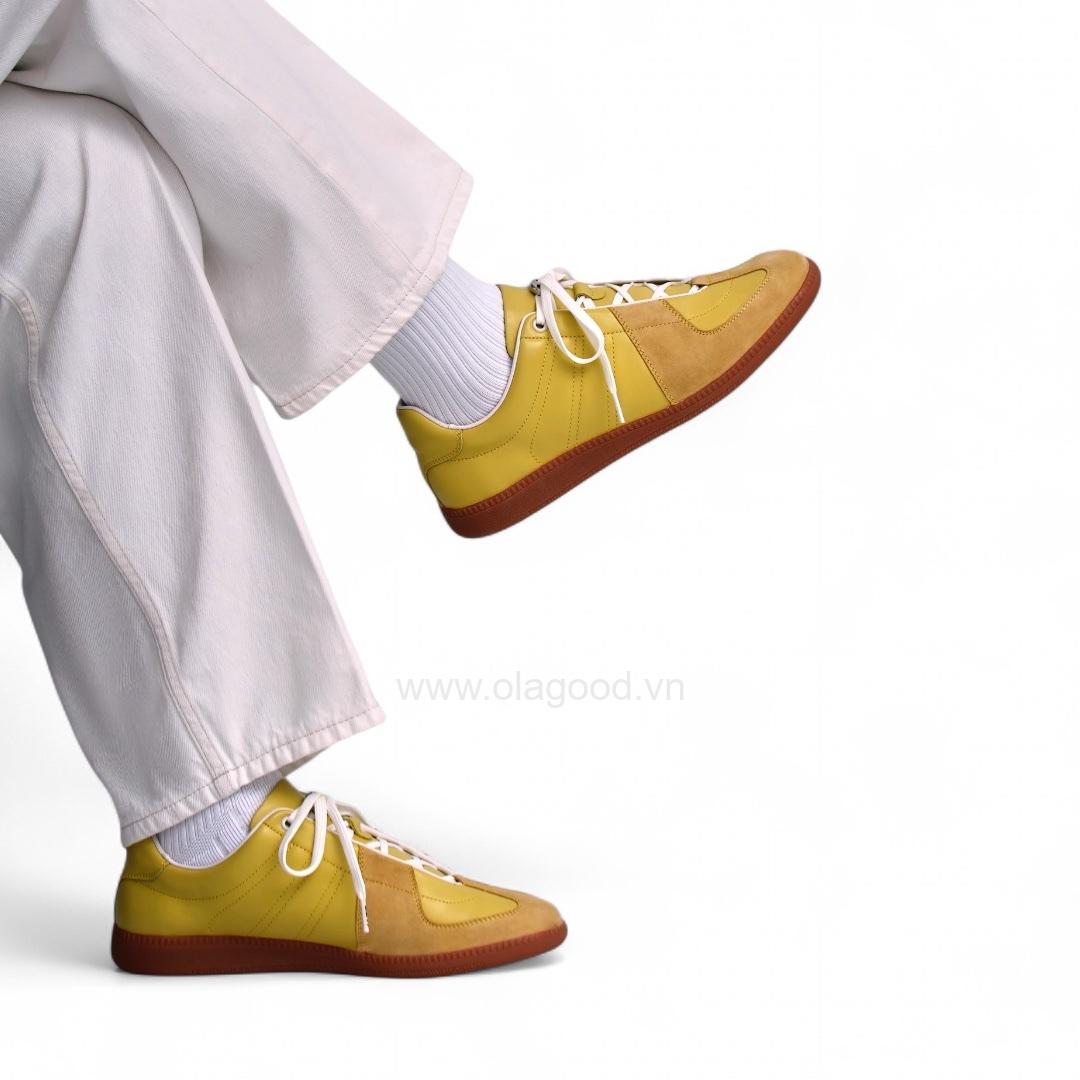 Giày thể thao nam da bê kết hợp da lộn cao cấp - ZSK0123B - Hình ảnh 9