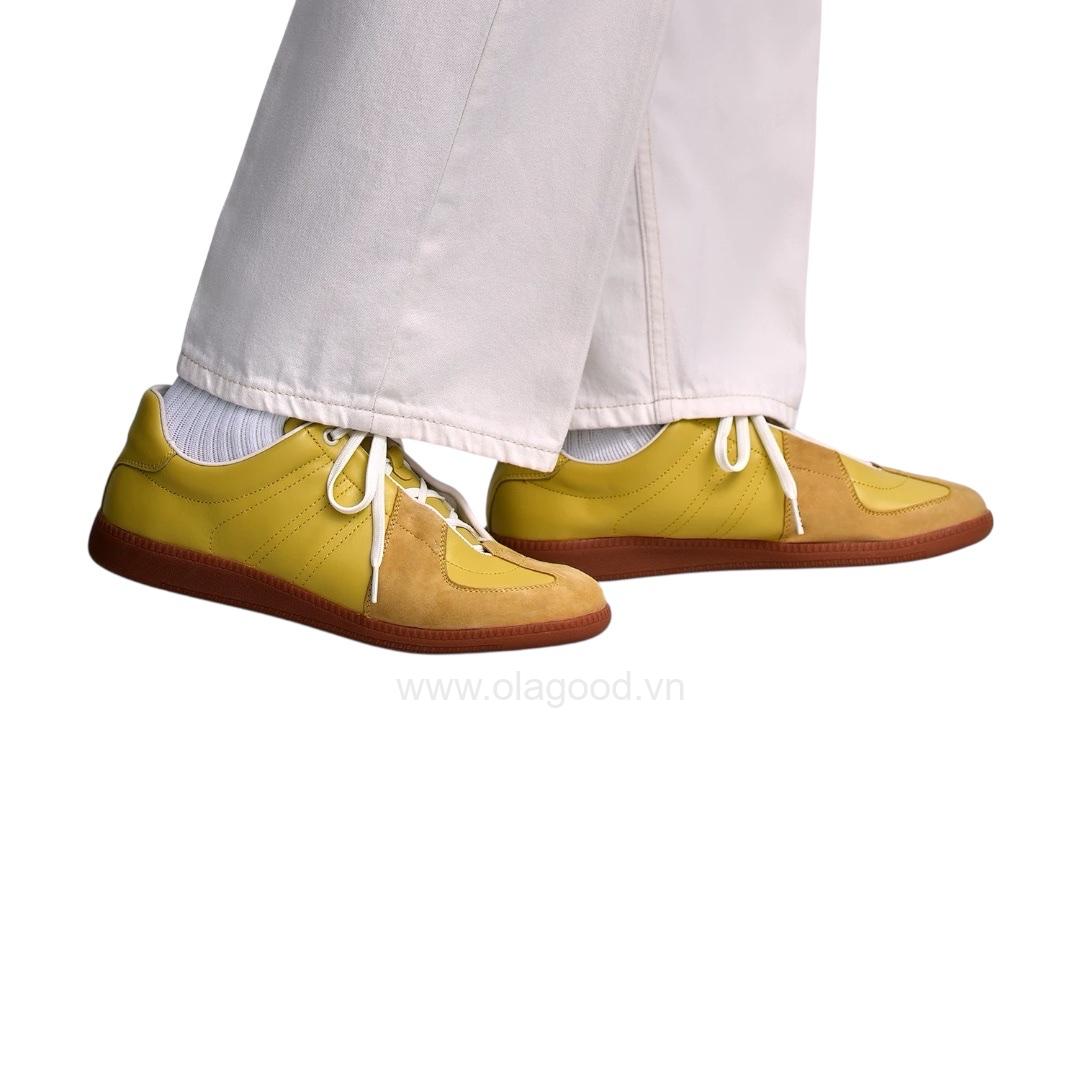 Giày thể thao nam da bê kết hợp da lộn cao cấp - ZSK0123B - Hình ảnh 13