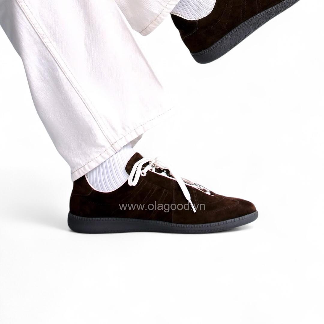 Giày thể thao nam da lộn cao cấp màu nâu - ZSK0120B - Hình ảnh 26