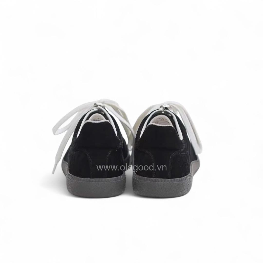 Giày thể thao nam da lộn cao cấp màu đen - ZSK0119B - Hình ảnh 10